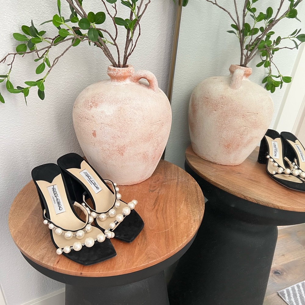 Jimmy Choo pearl sandals 39